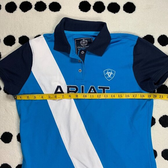 Ariat Taryn Short Sleeve Embroidered Logo Polo Shirt - Picture 6 of 8